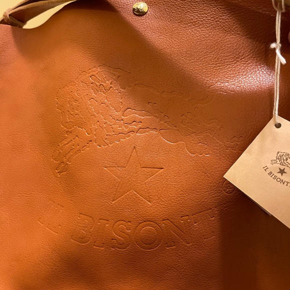 HOST PICK!! Il Bisonte Vachetta Leather VINTAGE Shoulder Bag Made in Italy NWT - Picture 4 of 12